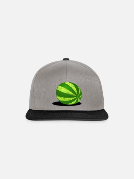 Melone T-Shirt - Snapback Cap - Graphit/Schwarz