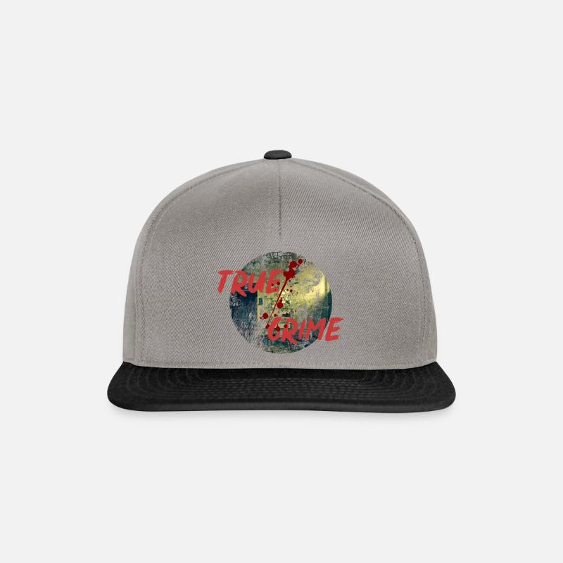 True Crime - Snapback Cap - graphite/black