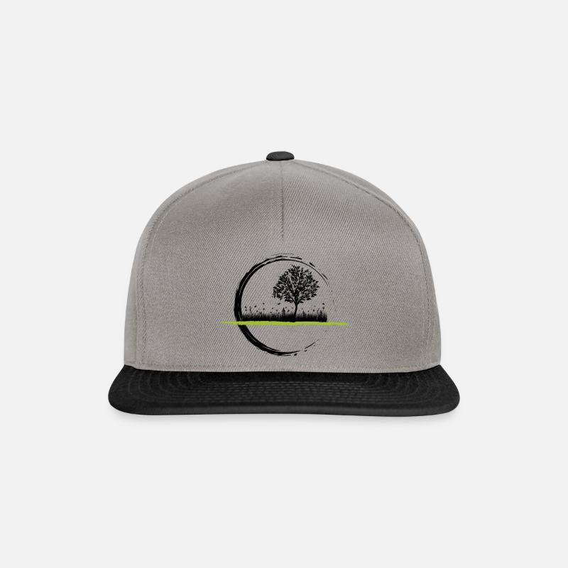 Wiese - Snapback Cap - Graphit/Schwarz