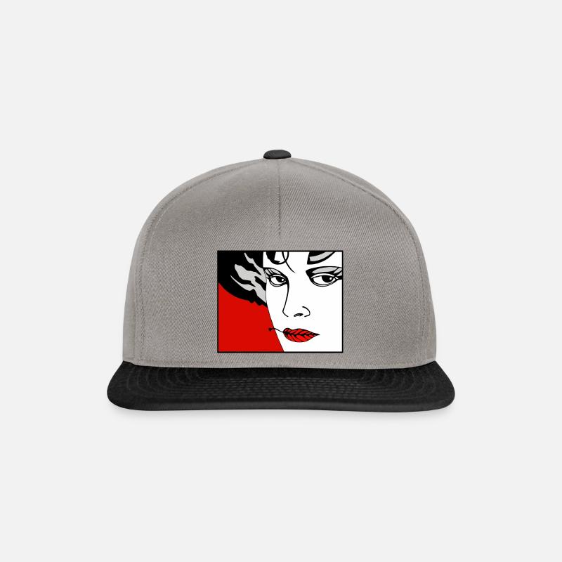 Volcano 3 - Snapback Cap - graphite/black