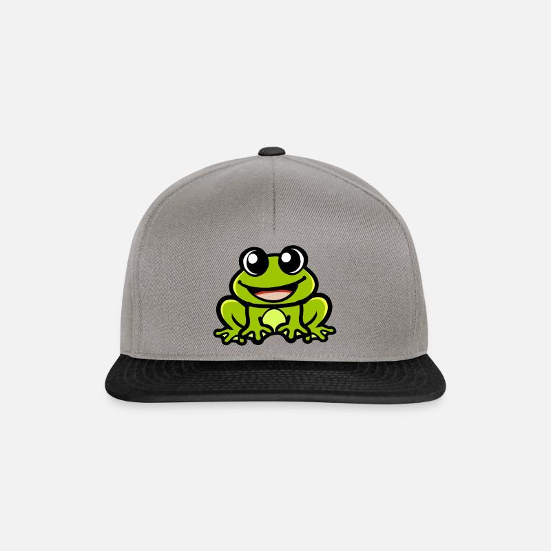 Cool Frog - Snapback Cap - graphite/black