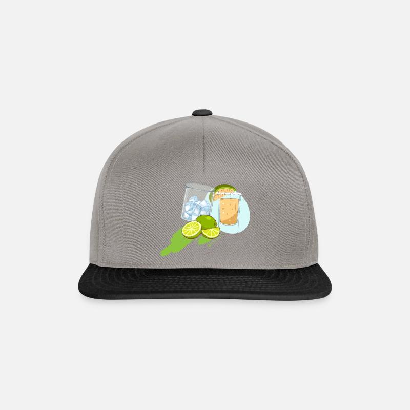 Fruit - Limonaden Design - Snapback Cap - Graphit/Schwarz