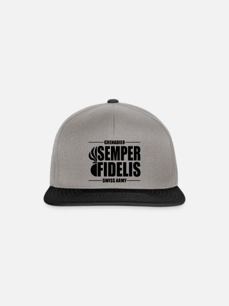 Grenadier - Snapback Cap - Graphit/Schwarz