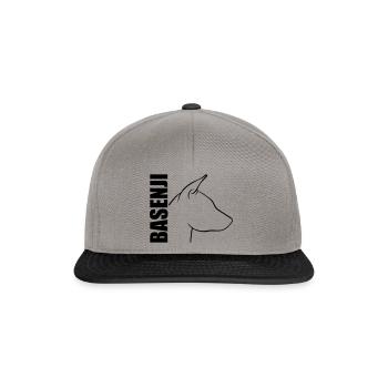 BASENJI PROFIL - Snapback Cap - Graphit/Schwarz - Vorne