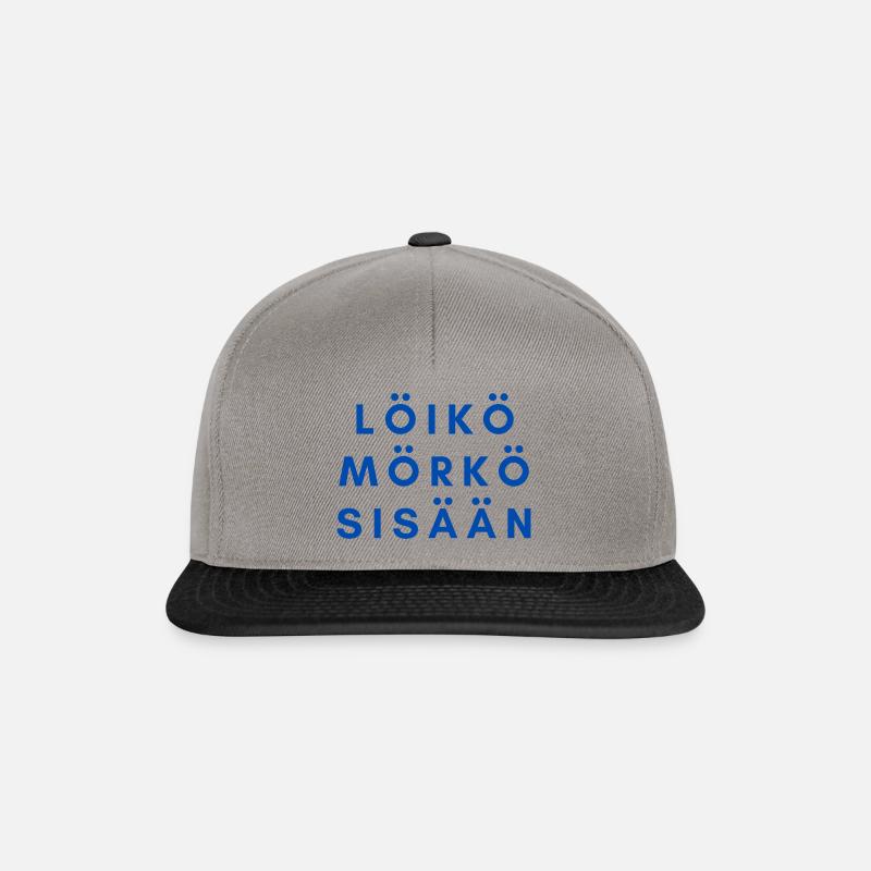 DID THE BOGEYMAN PUNCH IN? - Snapback Cap - graphite/black