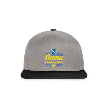 Bosna i Hercegovina Bosnien - Snapback Cap - Graphit/Schwarz - Vorne