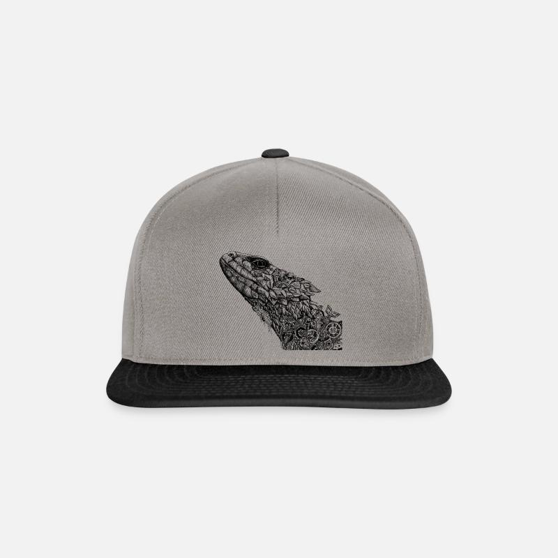 Lizard Clockwork - Snapback Cap - graphite/black