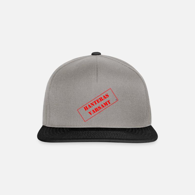 Handle with Care - Snapback Cap - graphite/black