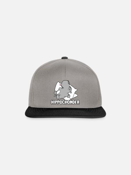 Hippochonder - Snapback Cap - Graphit/Schwarz