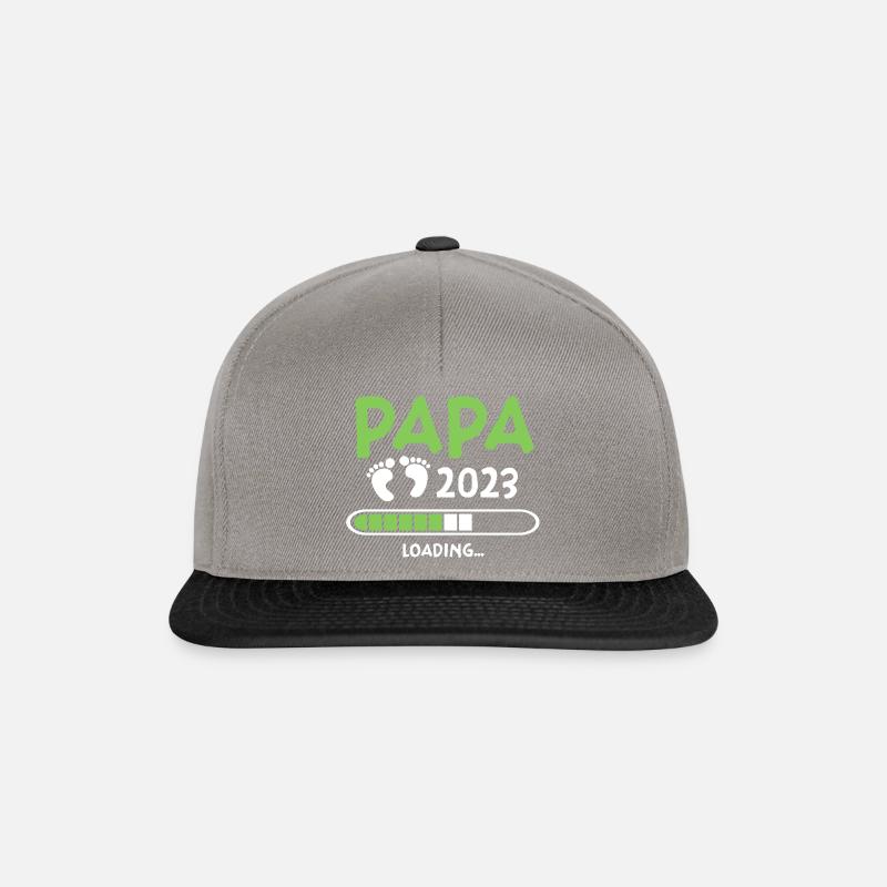 Papa 2023 Loading - Snapback Cap - Graphit/Schwarz