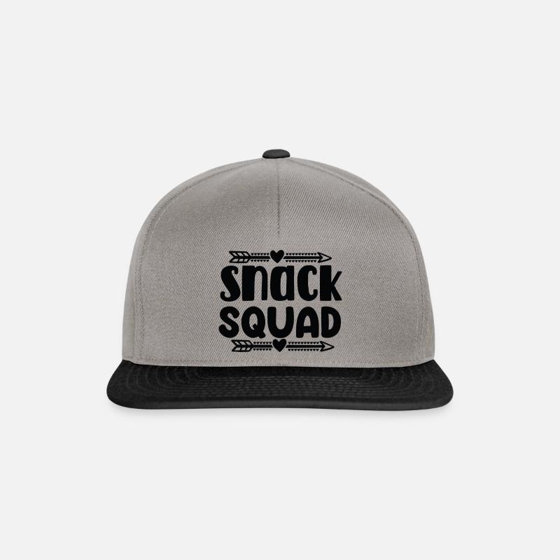Snack squad - Snapback Cap - Graphit/Schwarz