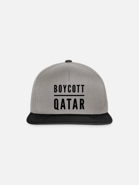 WM Katar - Snapback Cap - Graphit/Schwarz