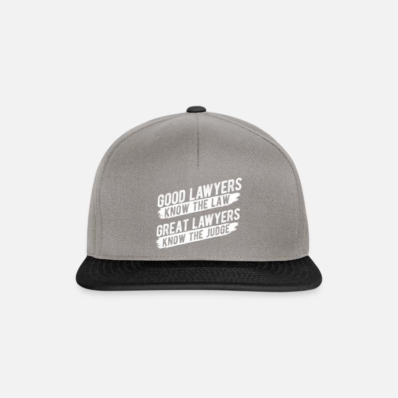 Richter Jurist Anwalt - Snapback Cap - Graphit/Schwarz