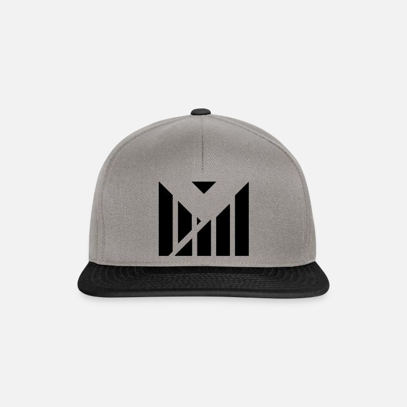 BMR-Logo transparent - Snapback Cap - Graphit/Schwarz