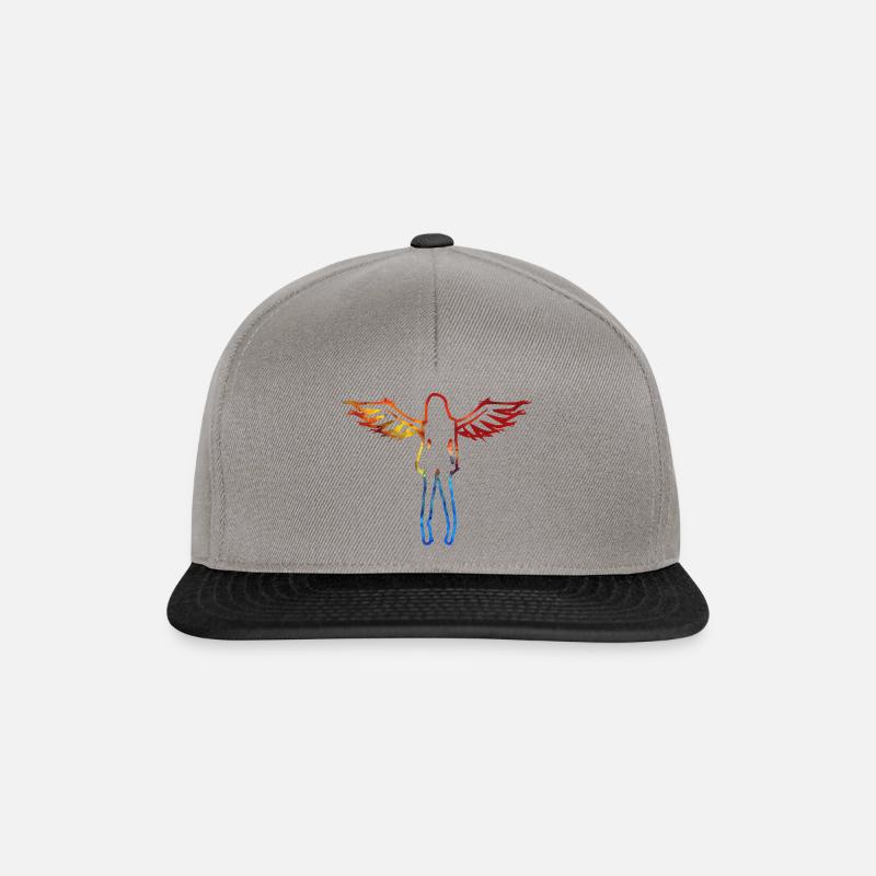 Engel2 - Casquette snapback - gris graphite/noir