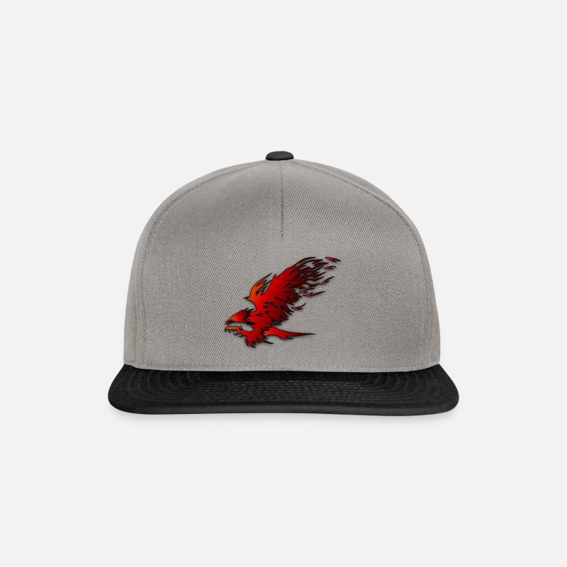 Adler - Snapback Cap - Graphit/Schwarz