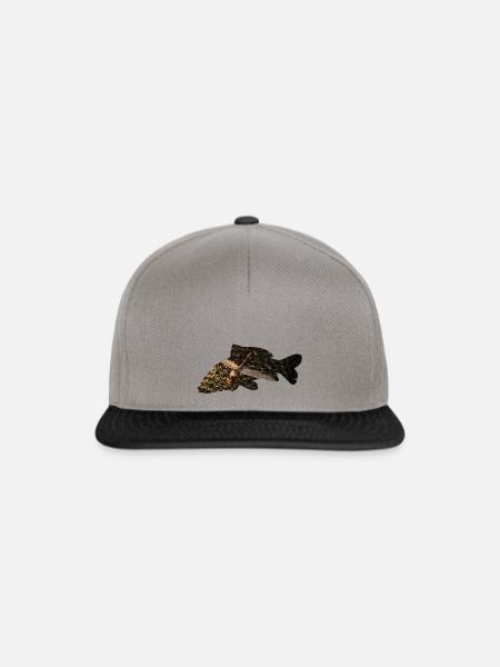Karpfen - Libelle - Snapback Cap - Graphit/Schwarz