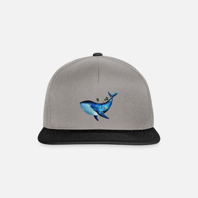 Wal - Snapback Cap - Graphit/Schwarz