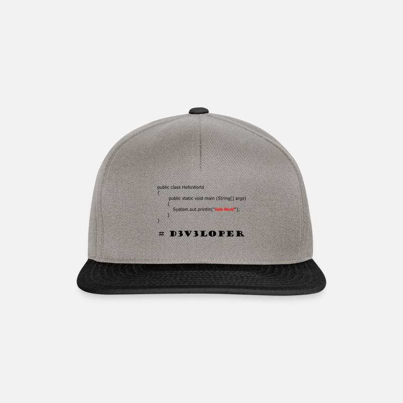 Java rules - Snapback Cap - Graphit/Schwarz