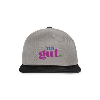 Entspannte Vibes für Gelassene & Gechillte. Na gut - Snapback Cap - Graphit/Schwarz - Vorne