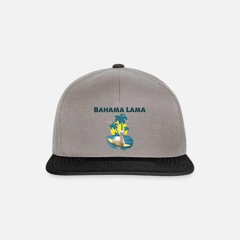 Bahama Lama - Snapback Cap - graphite/black