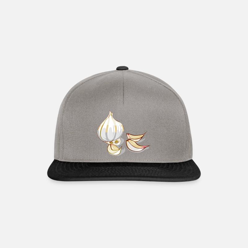 Knoblauch - Snapback Cap - Graphit/Schwarz