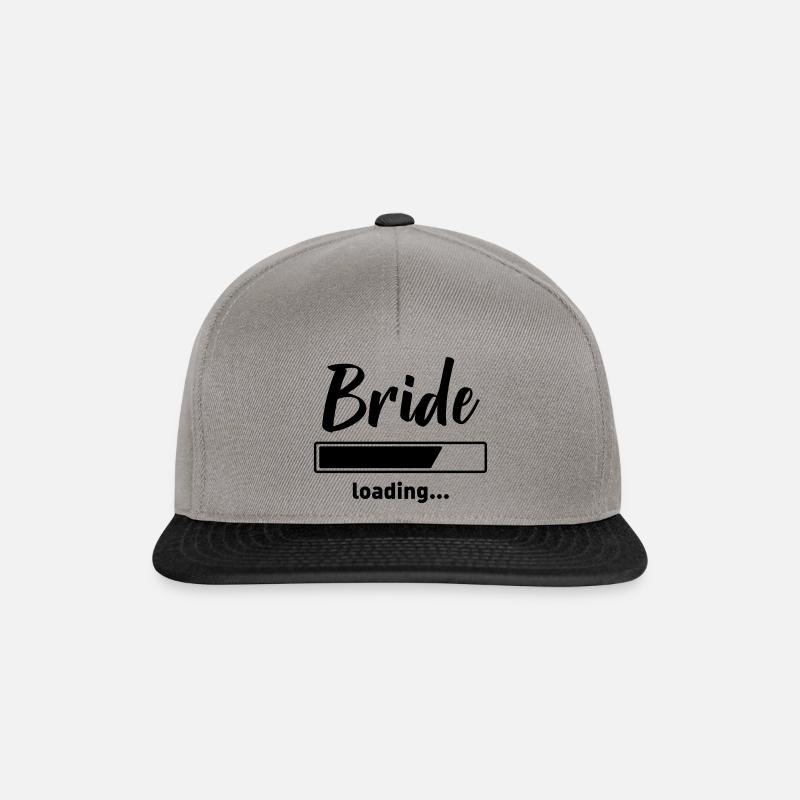 Bride loading - Snapback Cap - Graphit/Schwarz