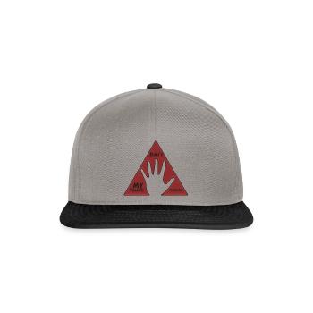 Don`t my touch my TRALALA! - Snapback Cap - Graphit/Schwarz - Vorne