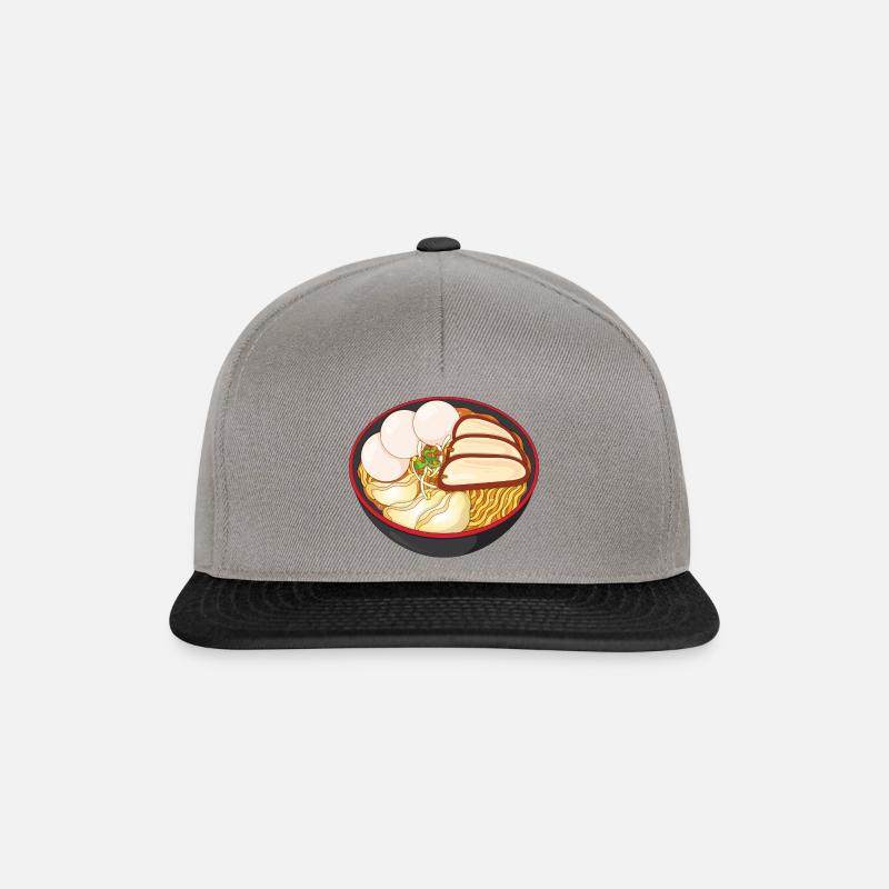 Ramen - Snapback Cap - Graphit/Schwarz