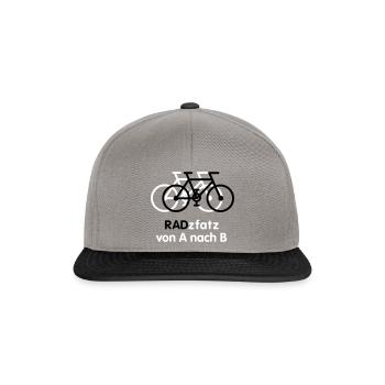 Radzfatz - Snapback Cap - graphite/black - Front