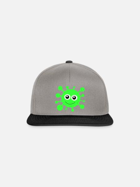 Corona Virus Lustig - Snapback Cap - Graphit/Schwarz