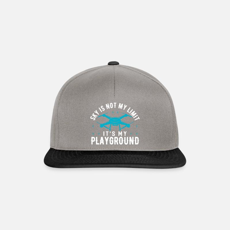 Dji Drone Drone Pilot Gift - Snapback Cap - graphite/black