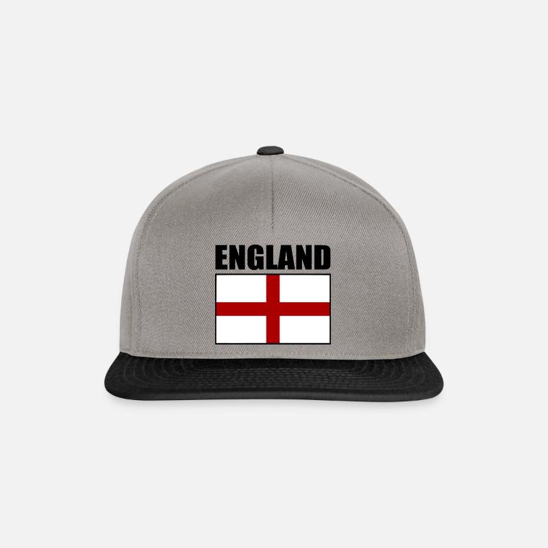 England - Snapback Cap - Graphit/Schwarz