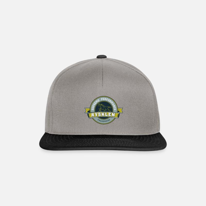 Rysklen - Snapback Cap - Graphit/Schwarz