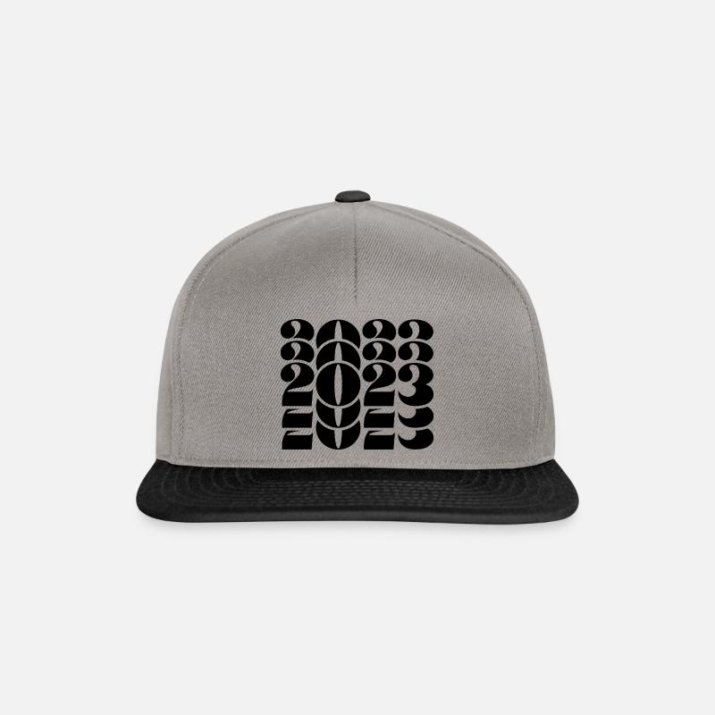 2023 Shirt - Snapback Cap - Graphit/Schwarz