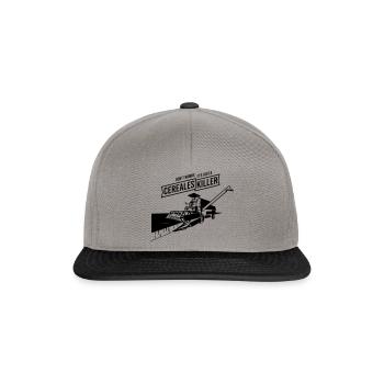 Cereales killer - Casquette snapback - gris graphite/noir - Devant