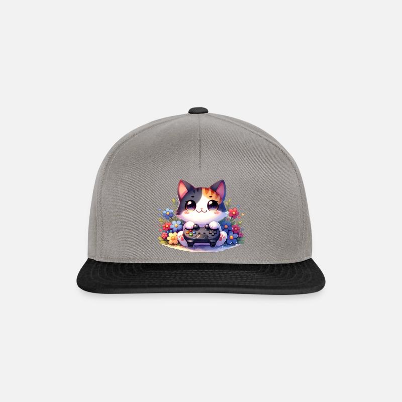 Katzenspiel - Snapback Cap - Graphit/Schwarz