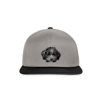 Pinolino1 - Casquette snapback - gris graphite/noir - Devant