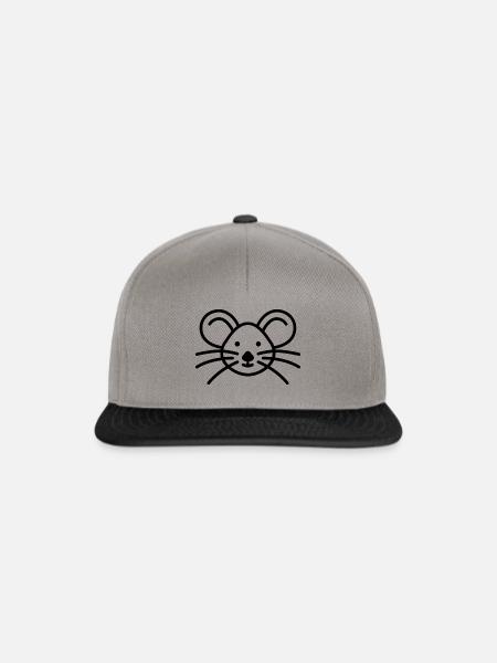 Midnight Mouse Fashion - Snapback Cap - Graphit/Schwarz