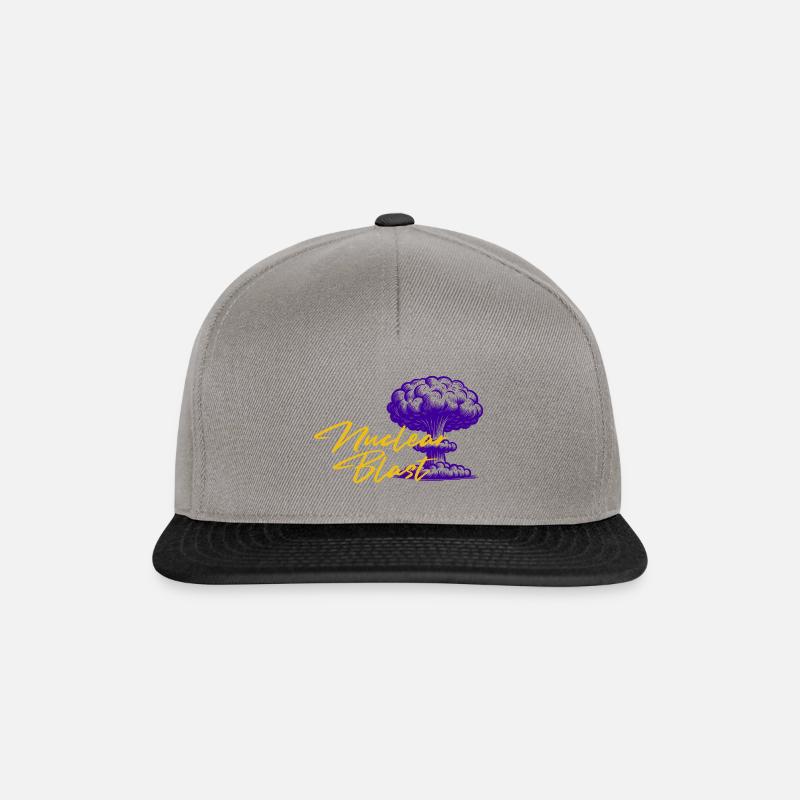 Explosion nucléaire - Casquette snapback - gris graphite/noir