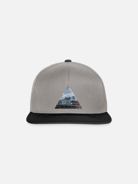 Hamburg Stadt Licht Harmony - Snapback Cap - Graphit/Schwarz