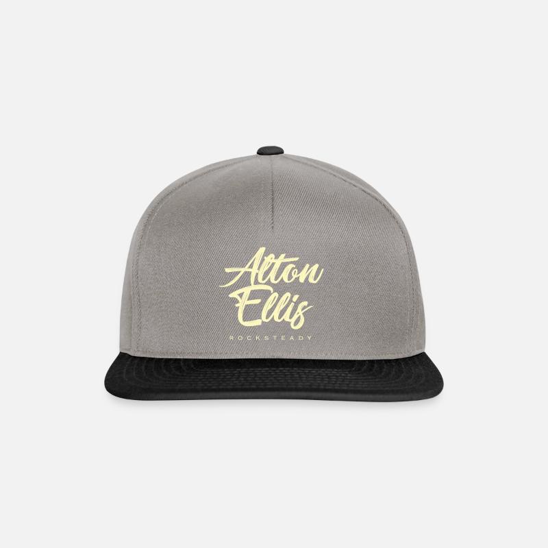 Alton Ellis Rocksteady - Snapback Cap - Graphit/Schwarz