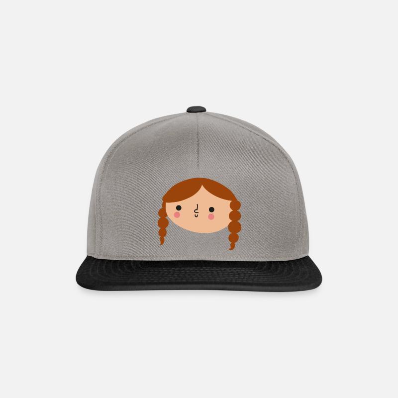 GiRLY - Snapback Cap - Graphit/Schwarz