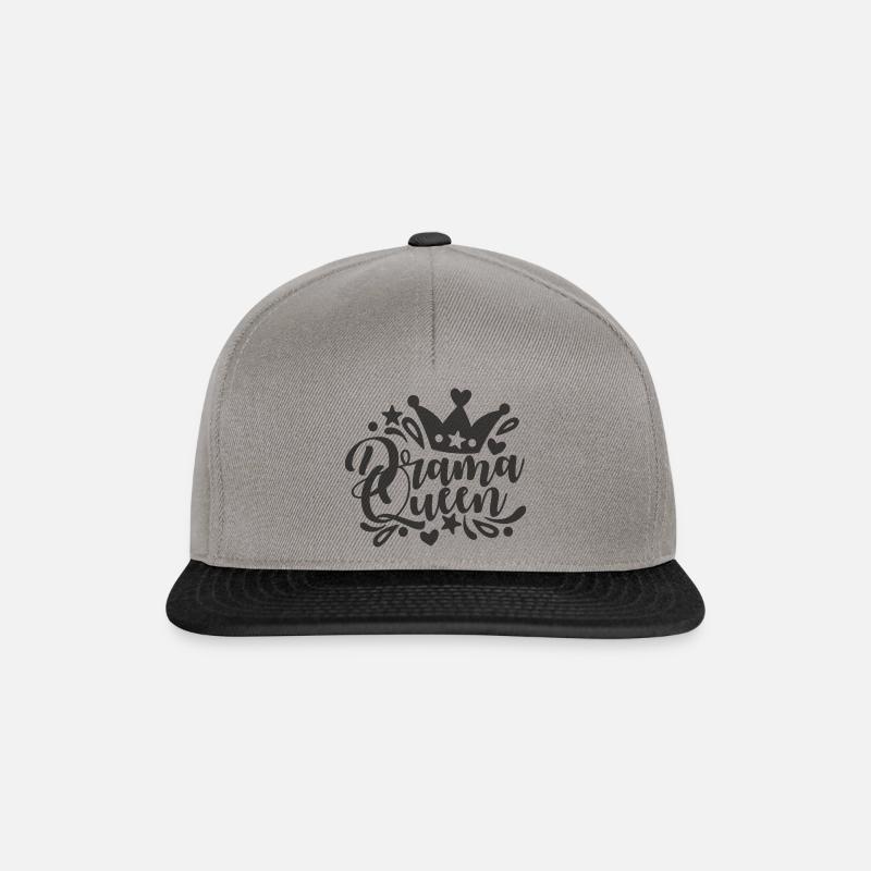 Drama Queen - Snapback Cap - graphite/black