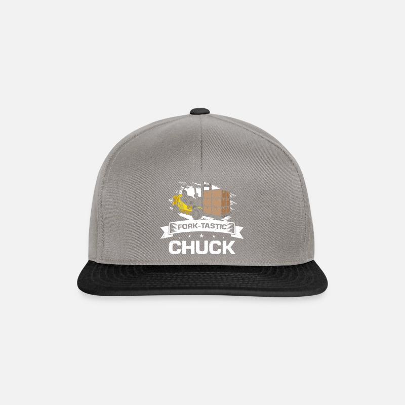Lagerarbeiter für Staplerfahrer und Gabelstapler - Snapback Cap - Graphit/Schwarz