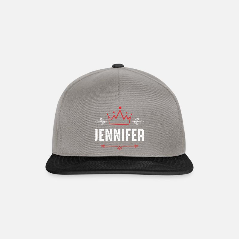 Jennifer - Snapback Cap - graphite/black