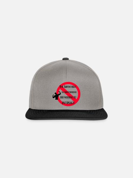 Restricted Zone Apparel - Snapback Cap - Graphit/Schwarz