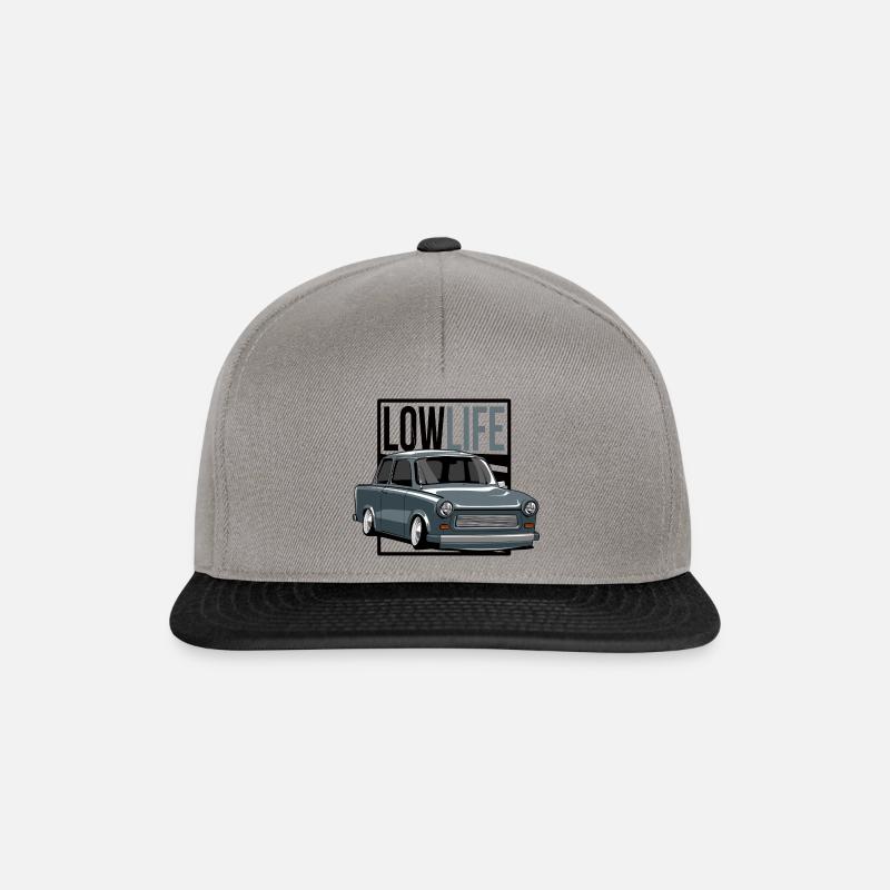 Low Life Trabant - Snapback Cap - Graphit/Schwarz