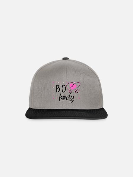 Chefin - Snapback Cap - Graphit/Schwarz