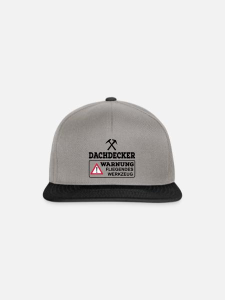 Dachdecker - Snapback Cap - Graphit/Schwarz